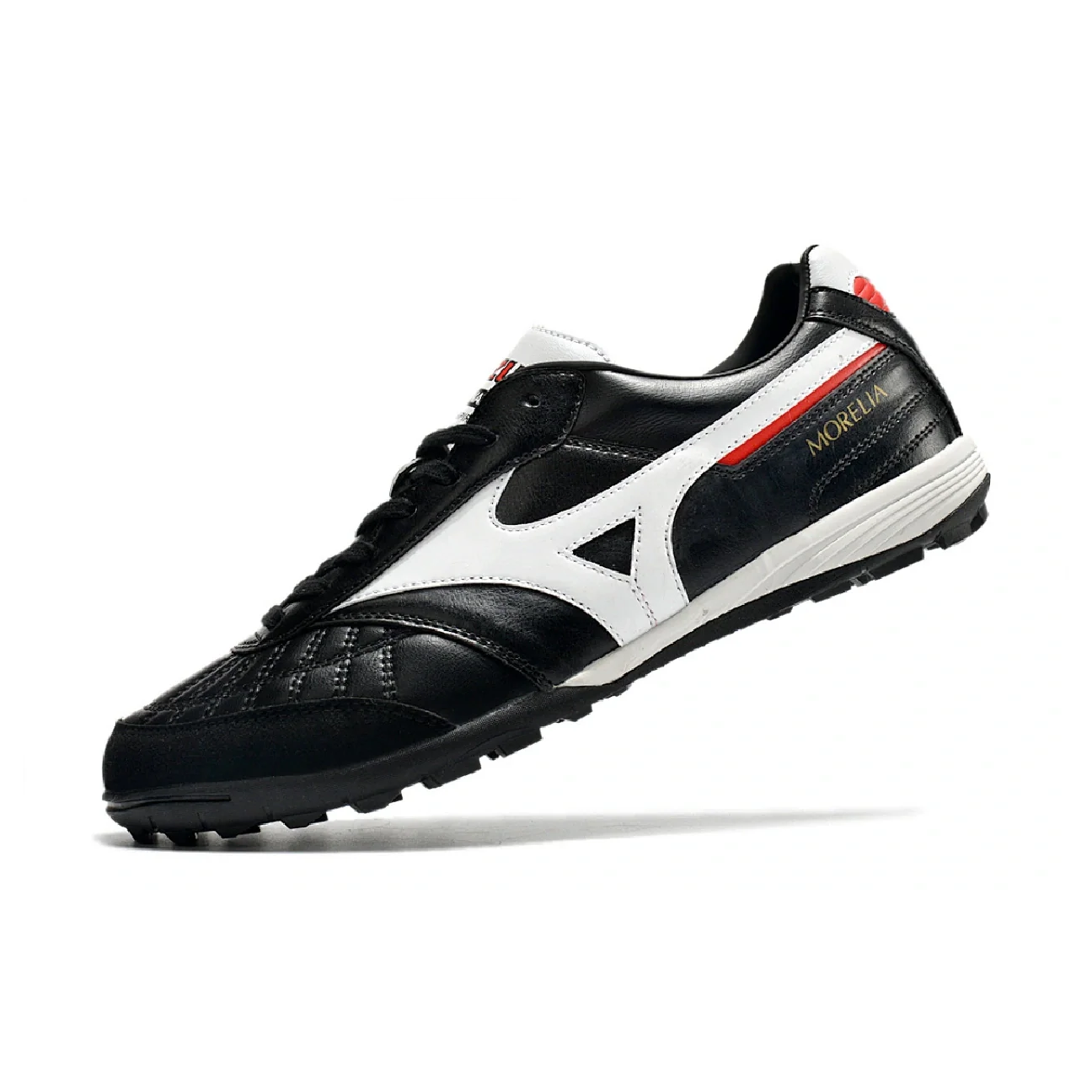 Mizuno Morelia Sala Black White and Red TF