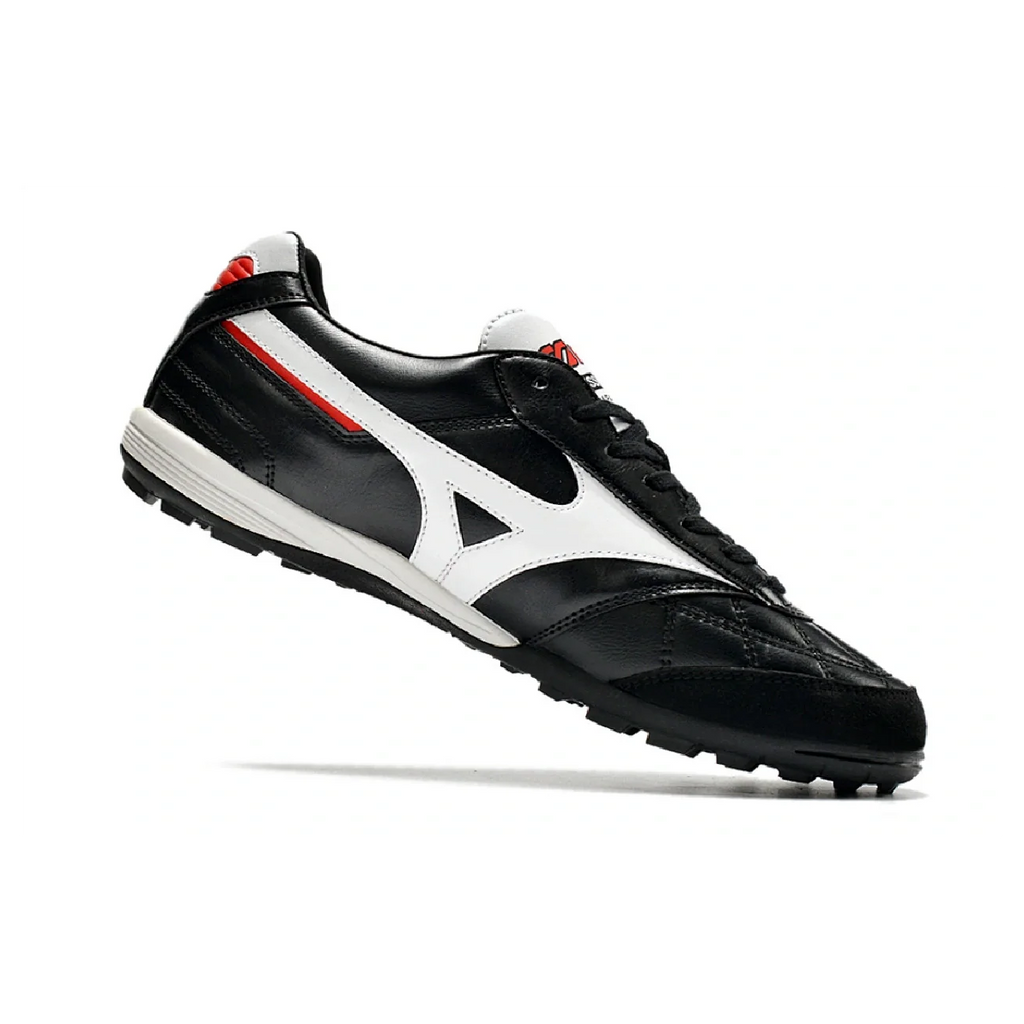 Mizuno Morelia Sala Black White and Red TF