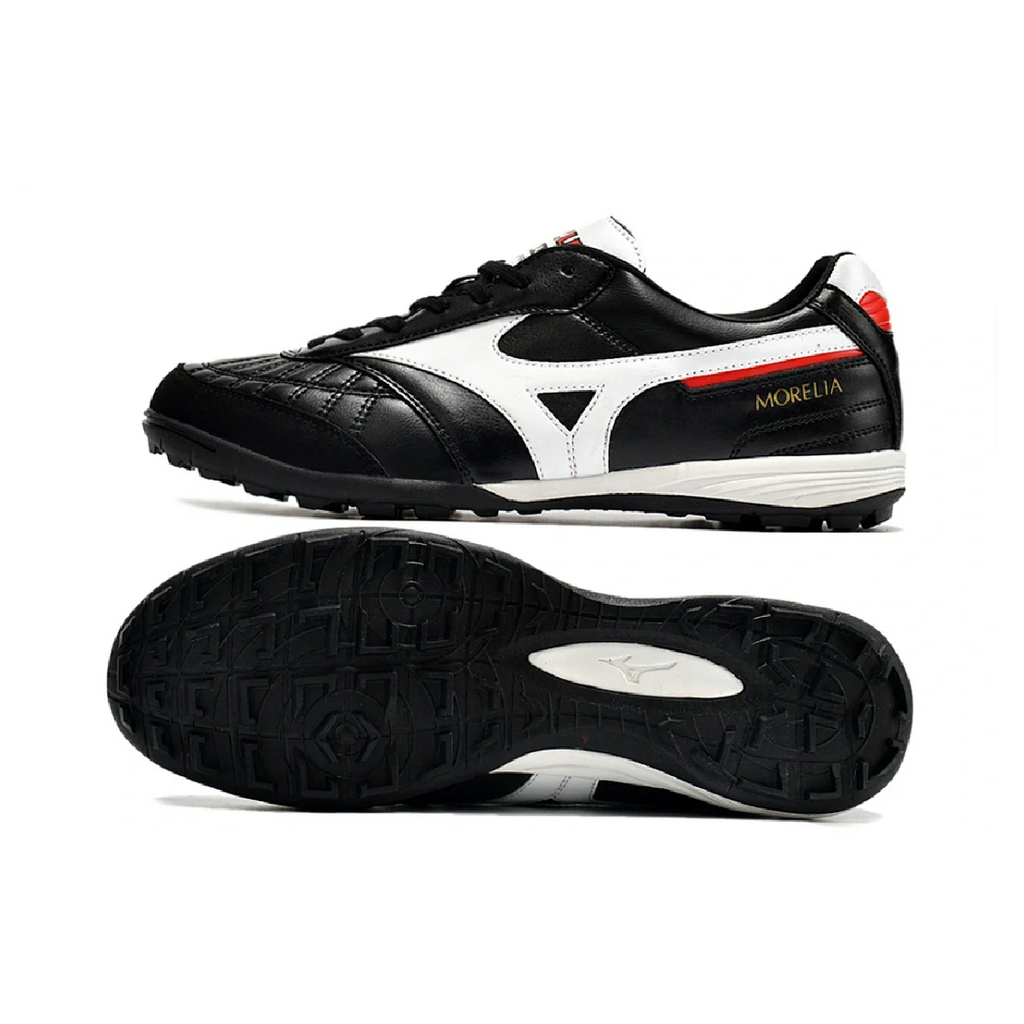 Mizuno Morelia Sala Black White and Red TF