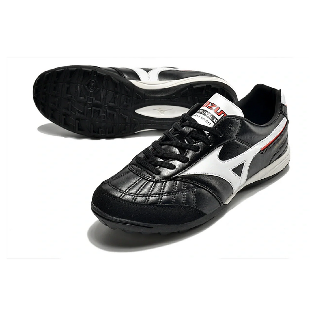 Mizuno Morelia Sala Black White and Red TF