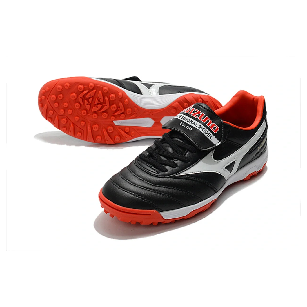 Mizuno Morelia Sala Classic Black Red and White TF