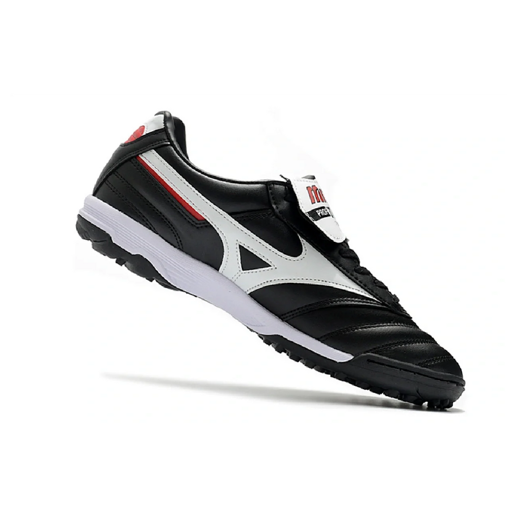 Mizuno Morelia Sala Classic Black White and Red TF