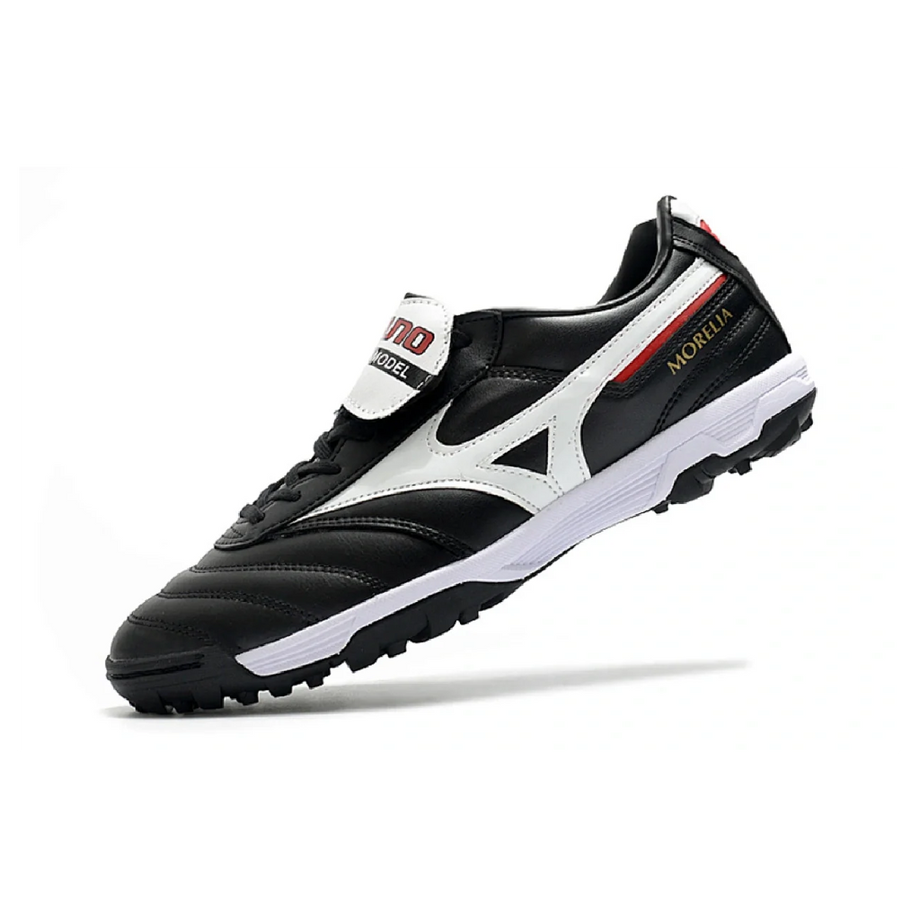 Mizuno Morelia Sala Classic Black White and Red TF