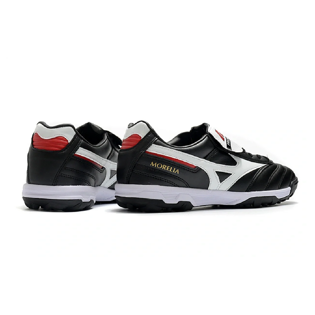 Mizuno Morelia Sala Classic Black White and Red TF