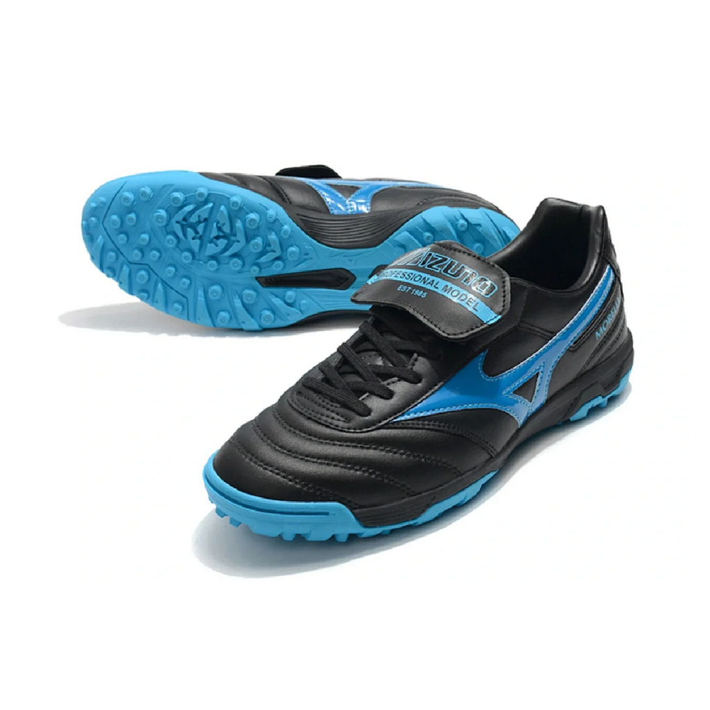 Mizuno Morelia Sala Classic Black and Blue TF