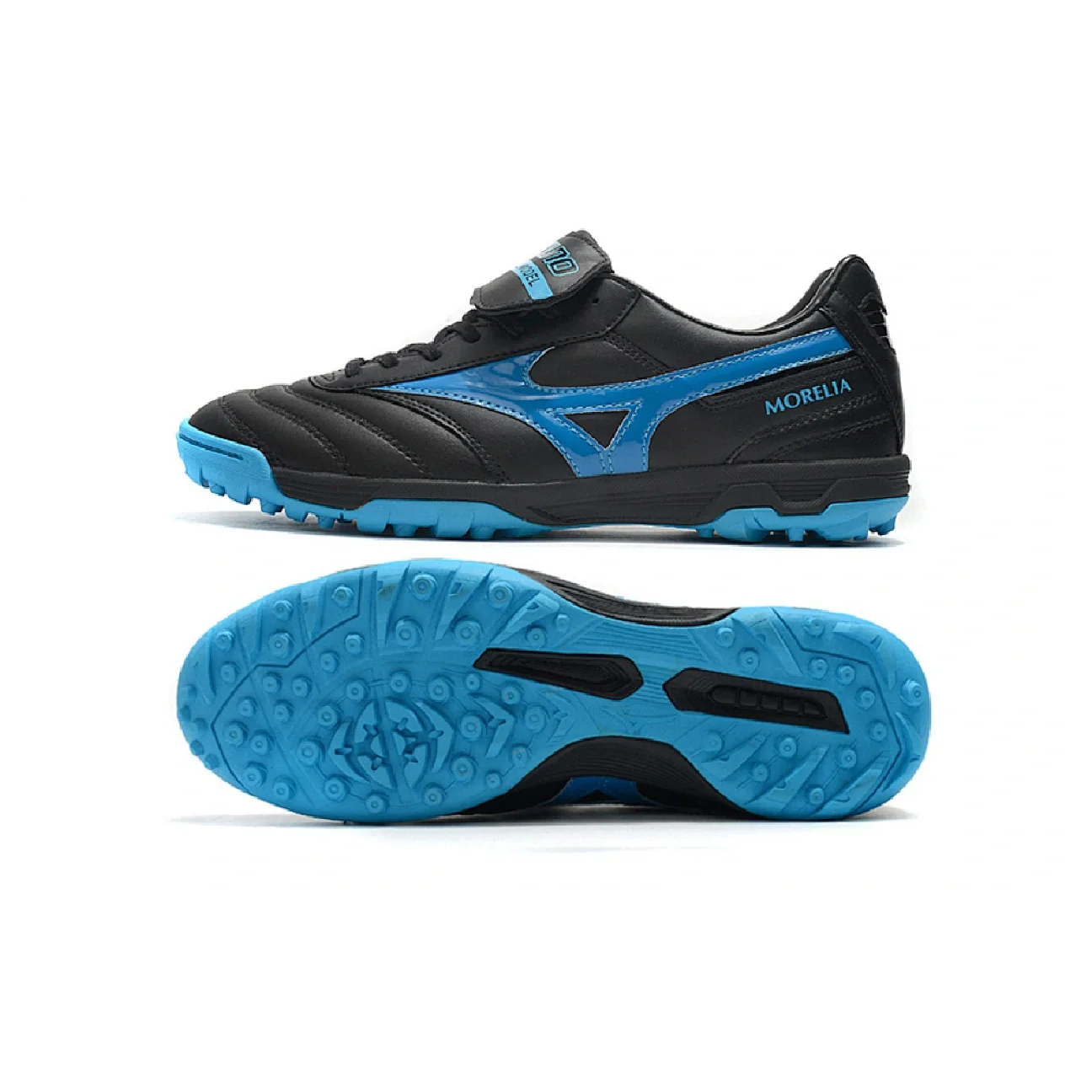 Mizuno Morelia Sala Classic Black and Blue TF