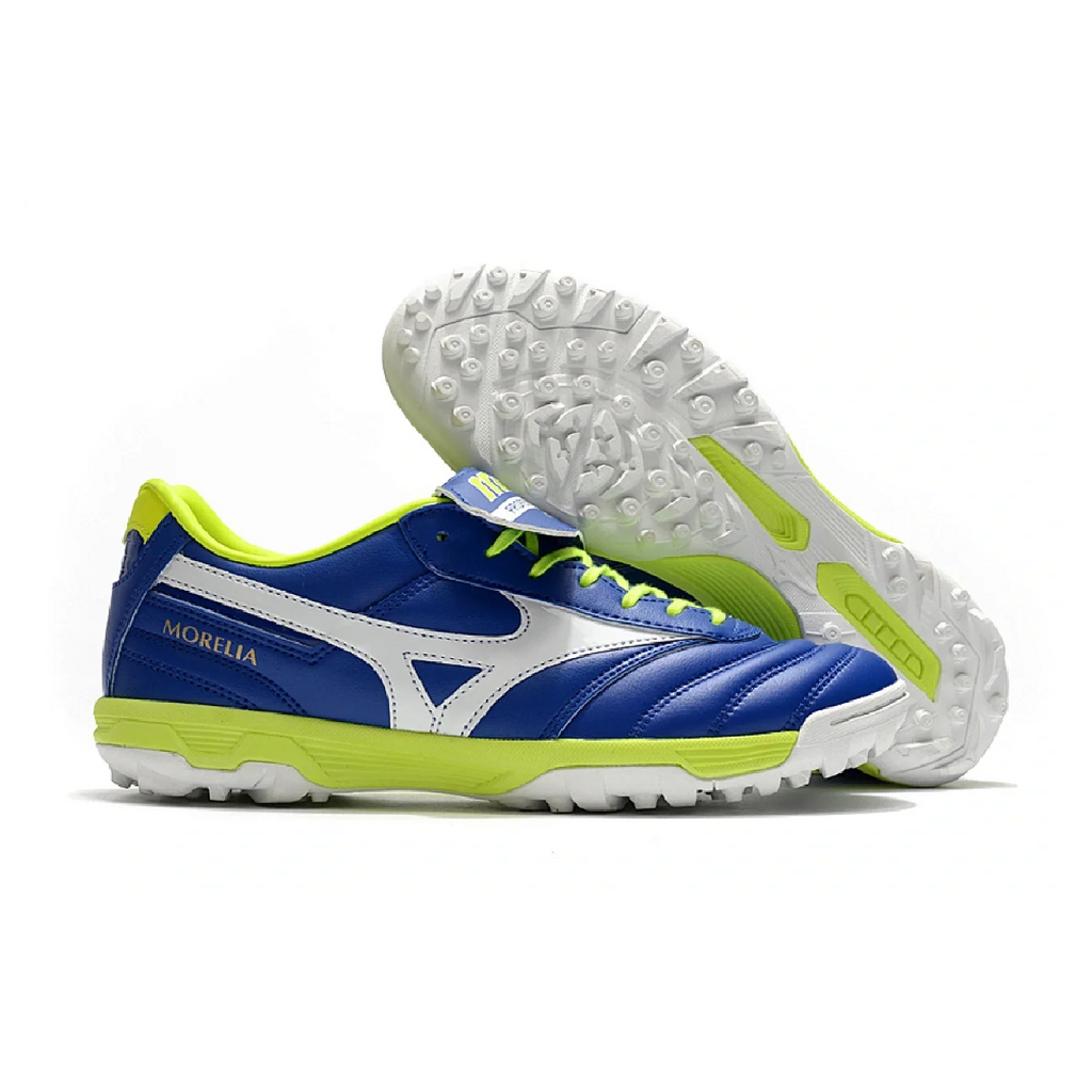 Mizuno Morelia Sala Classic Blue White and Green TF
