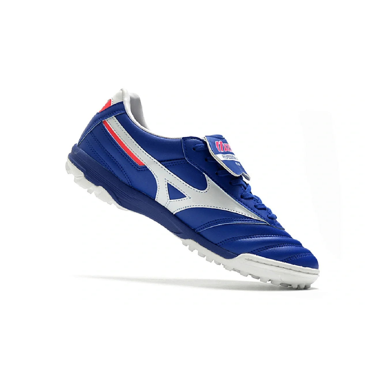 Mizuno Morelia Sala Classic Blue White and Red TF