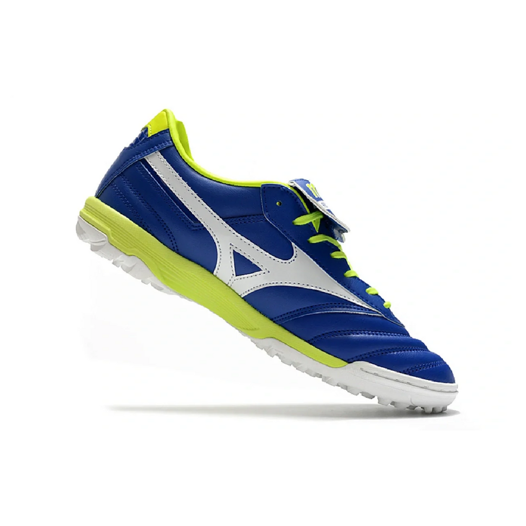 Mizuno Morelia Sala Classic Blue White and Green TF
