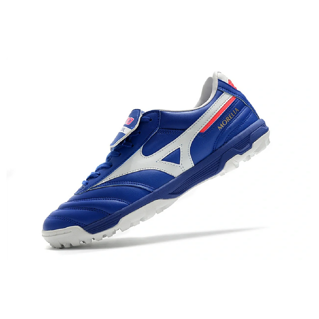 Mizuno Morelia Sala Classic Blue White and Red TF