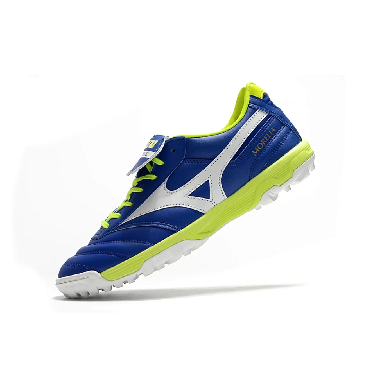 Mizuno Morelia Sala Classic Blue White and Green TF
