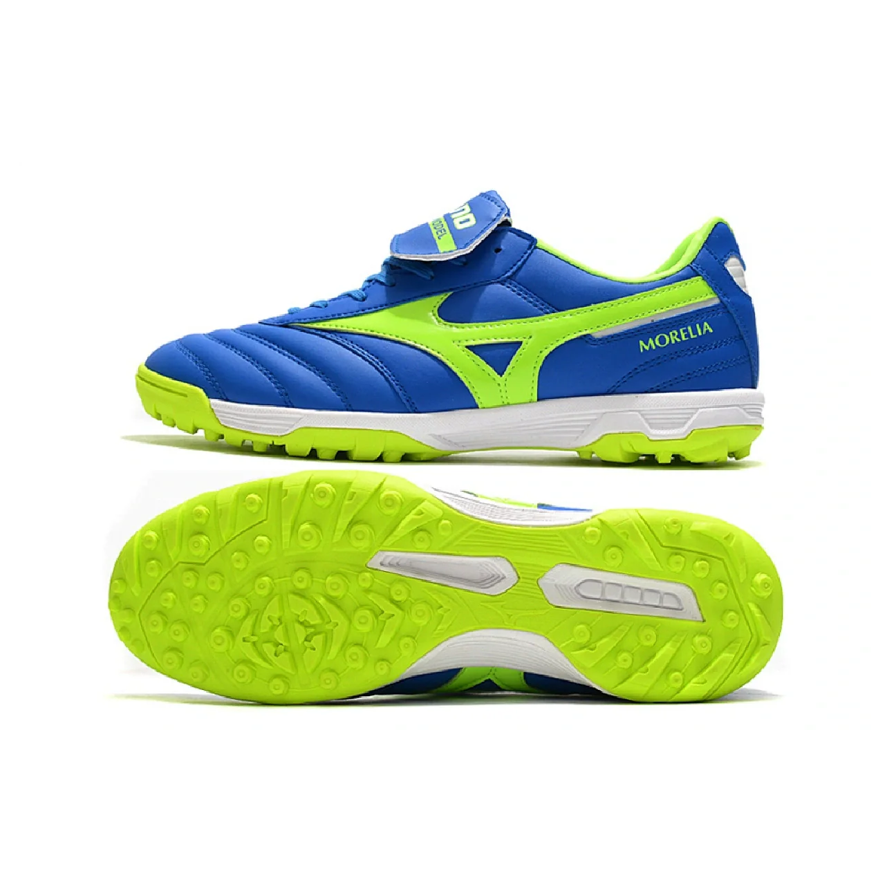 Mizuno Morelia Sala Classic Blue and Green TF