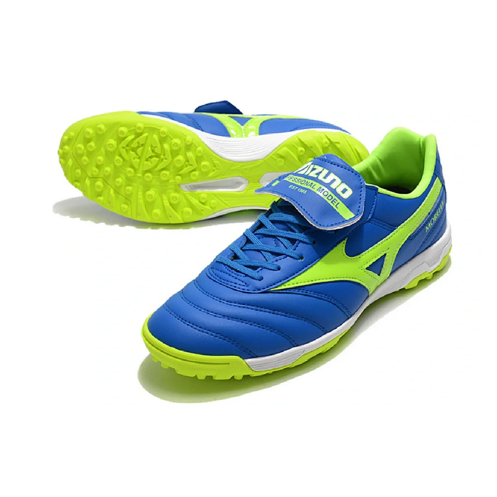 Mizuno Morelia Sala Classic Blue and Green TF