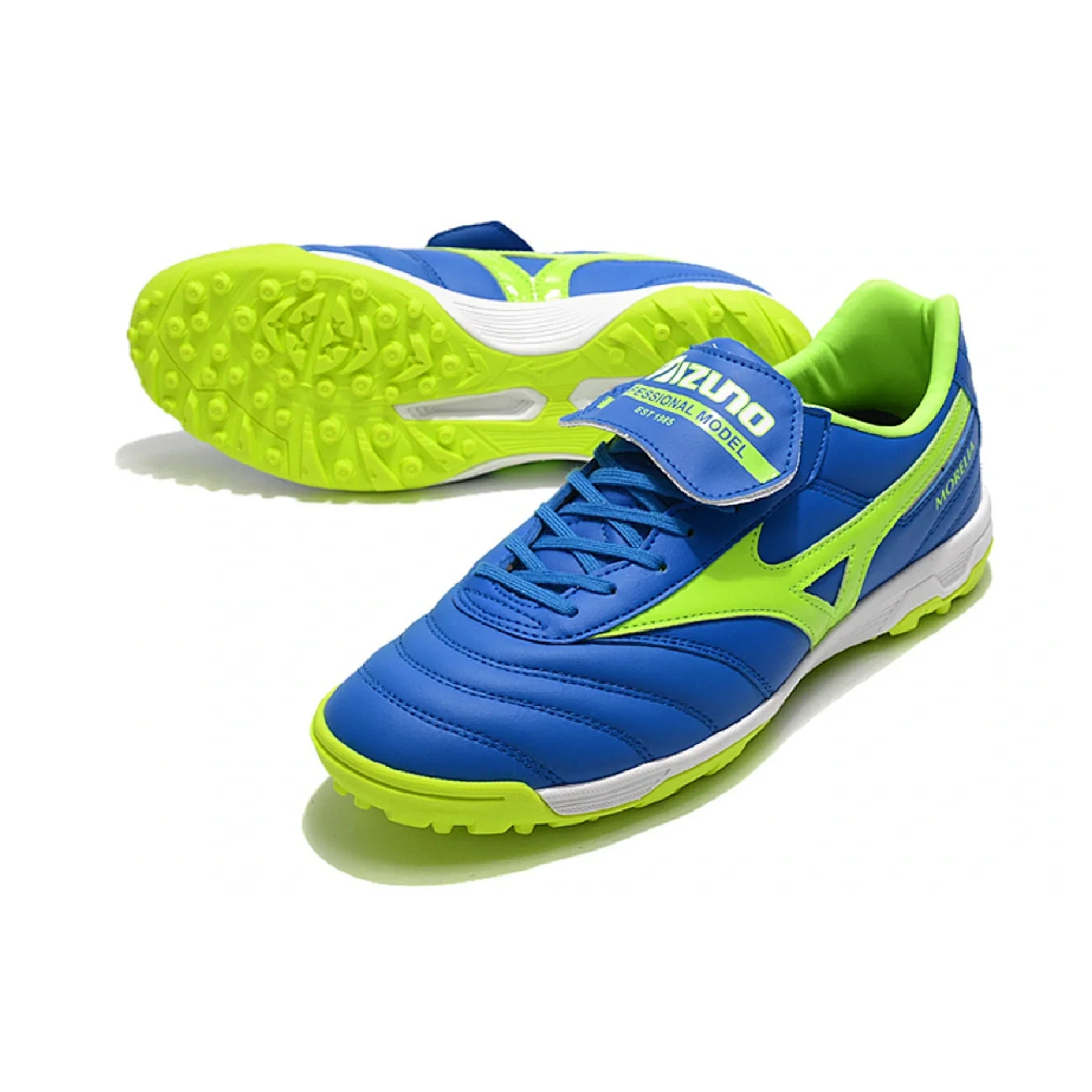 Mizuno Morelia Sala Classic Blue and Green TF