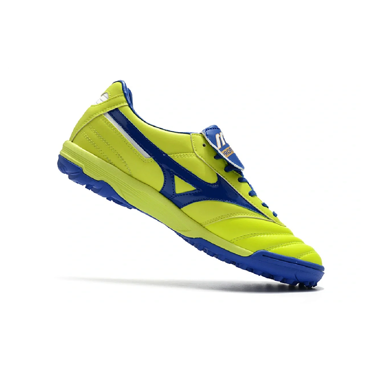 Mizuno Morelia Sala Classic Neon Green and Blue TF
