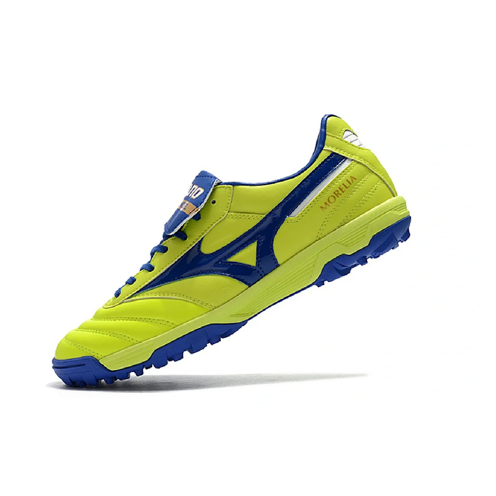 Mizuno Morelia Sala Classic Neon Green and Blue TF