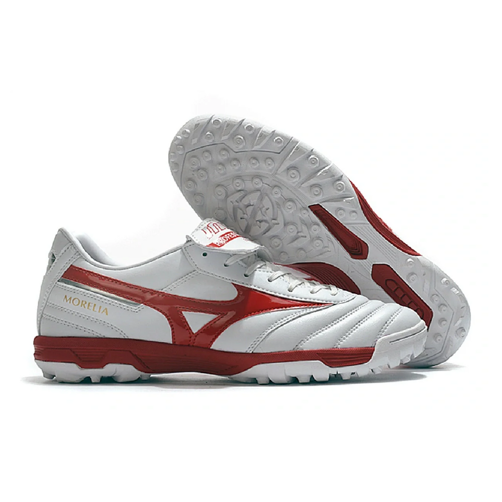 Mizuno Morelia Sala Classic White and Red TF