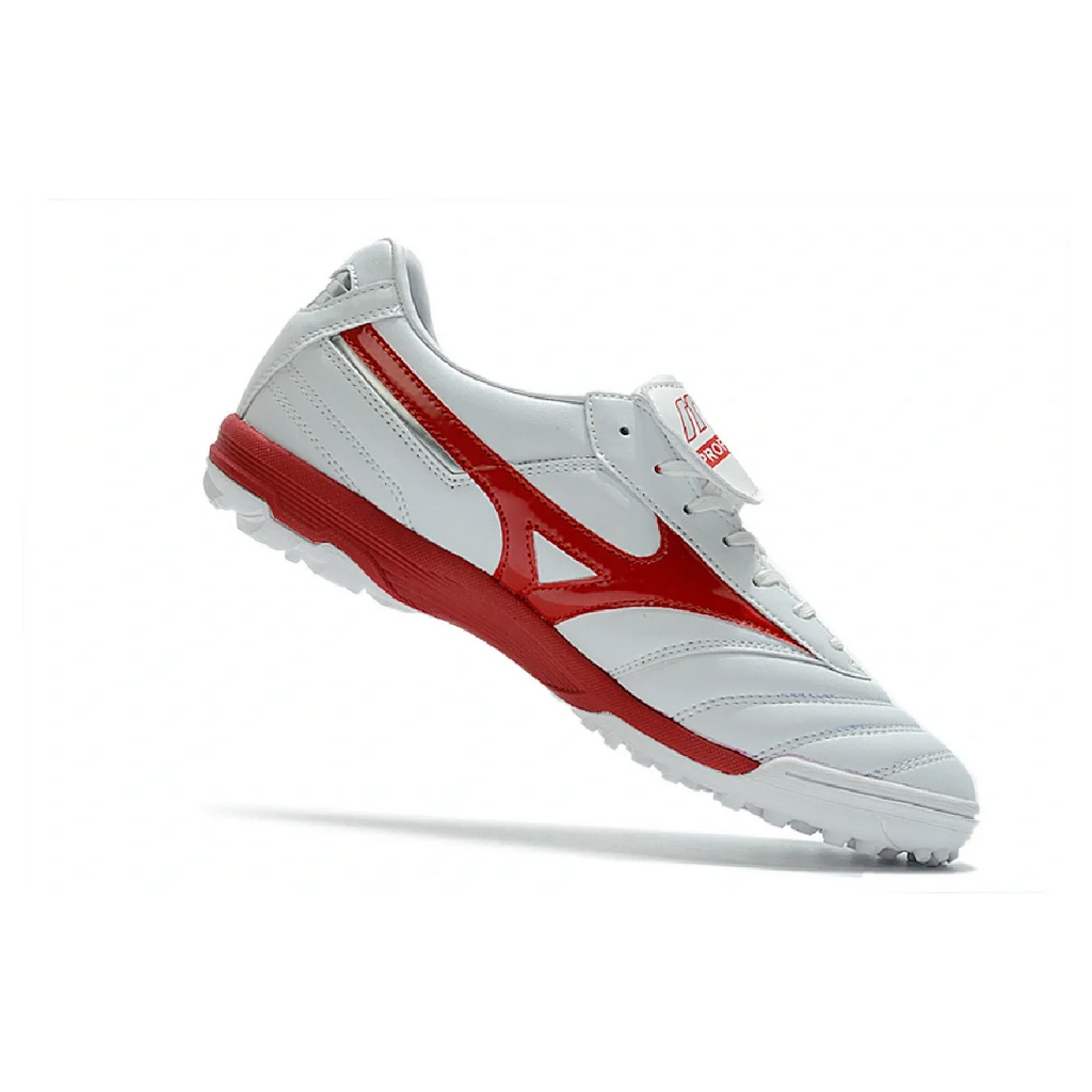 Mizuno Morelia Sala Classic White and Red TF