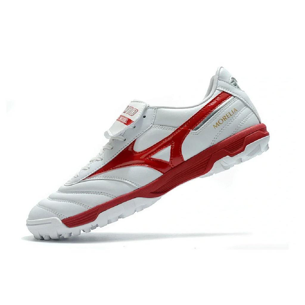 Mizuno Morelia Sala Classic White and Red TF
