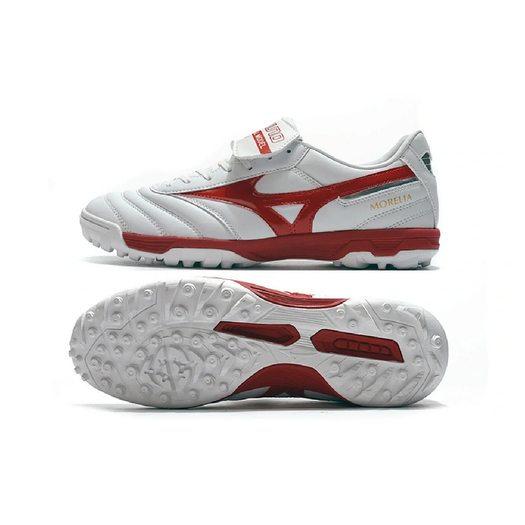 Mizuno Morelia Sala Classic White and Red TF