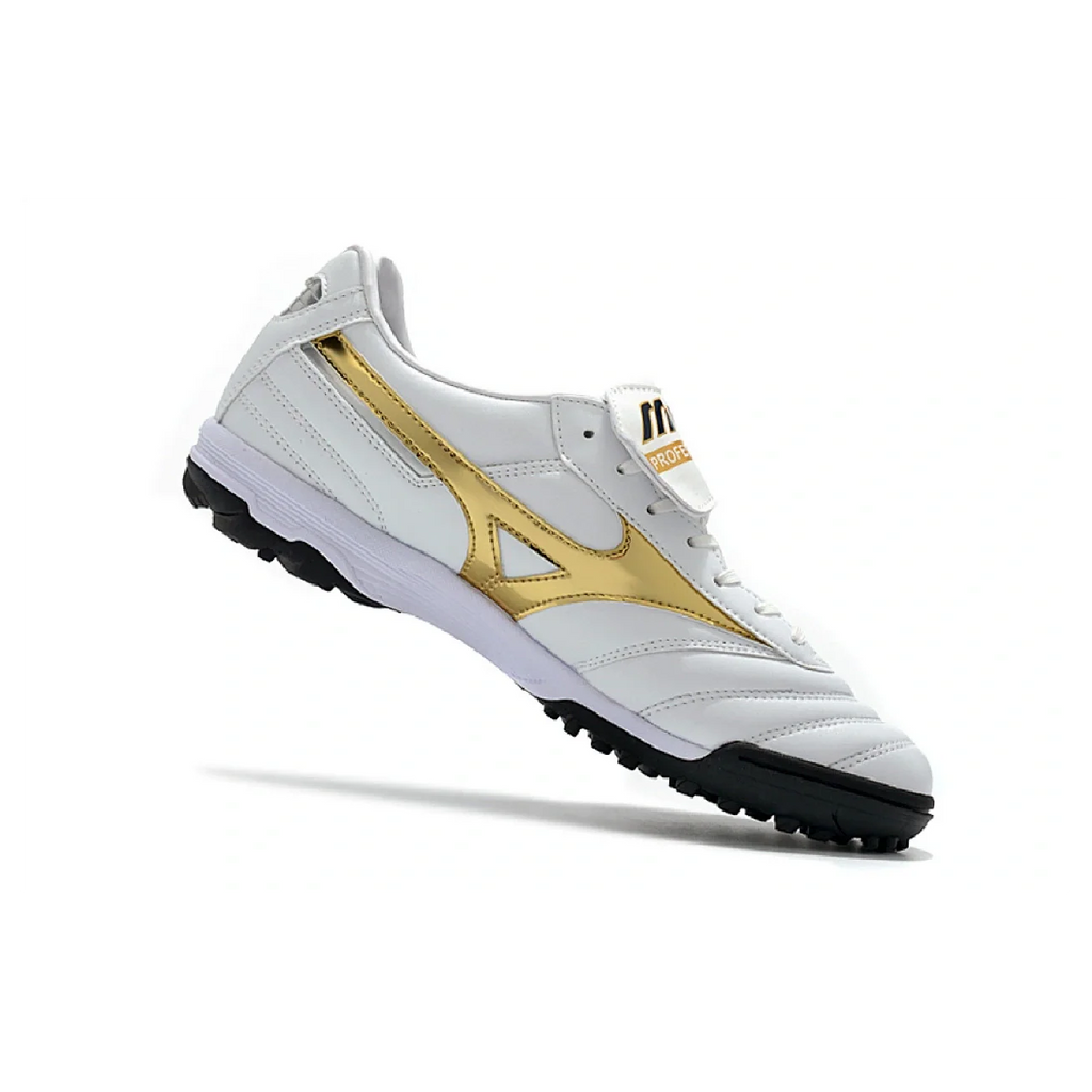 Mizuno Morelia Sala Classic White Gold and Black TF