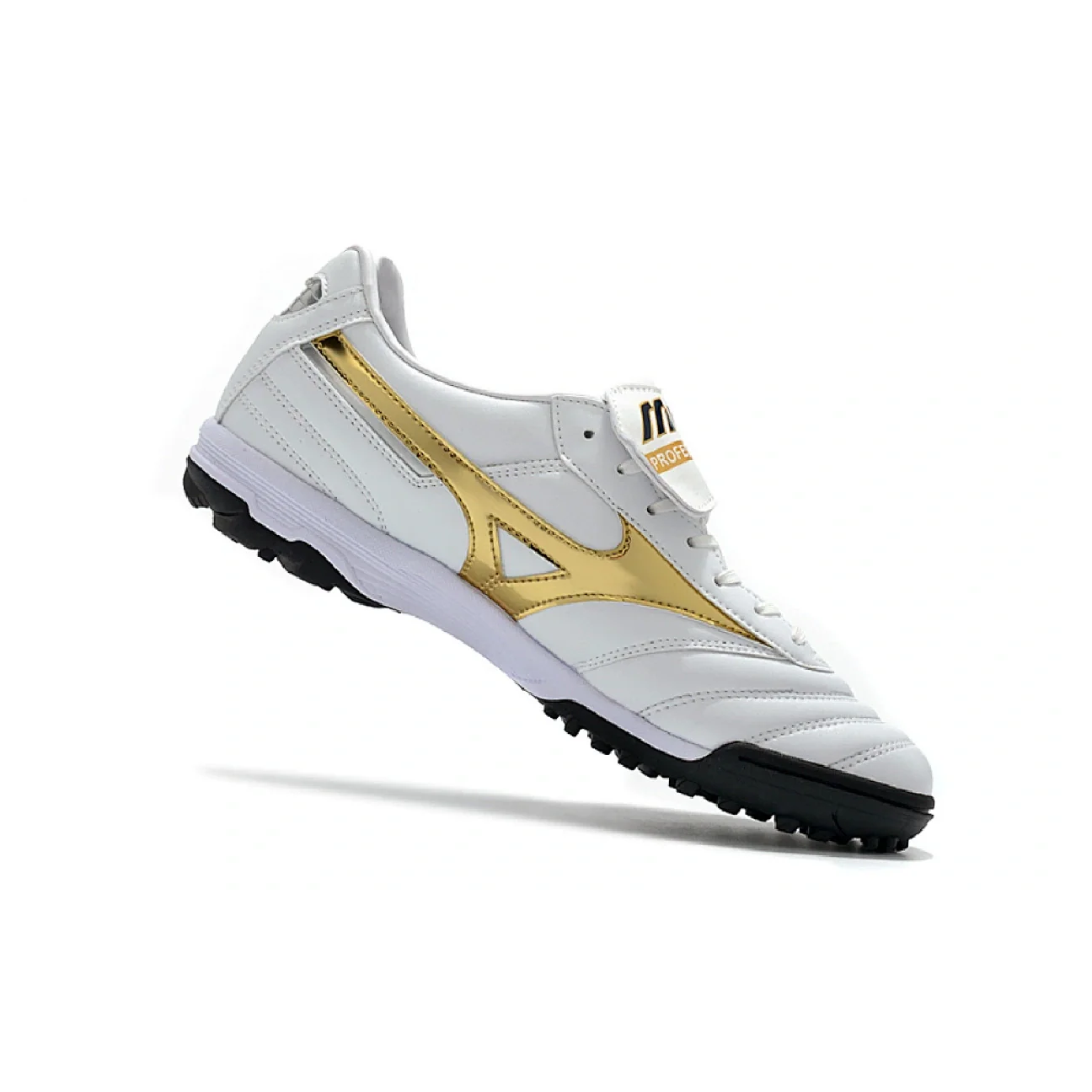 Mizuno Morelia Sala Classic White Gold and Black TF