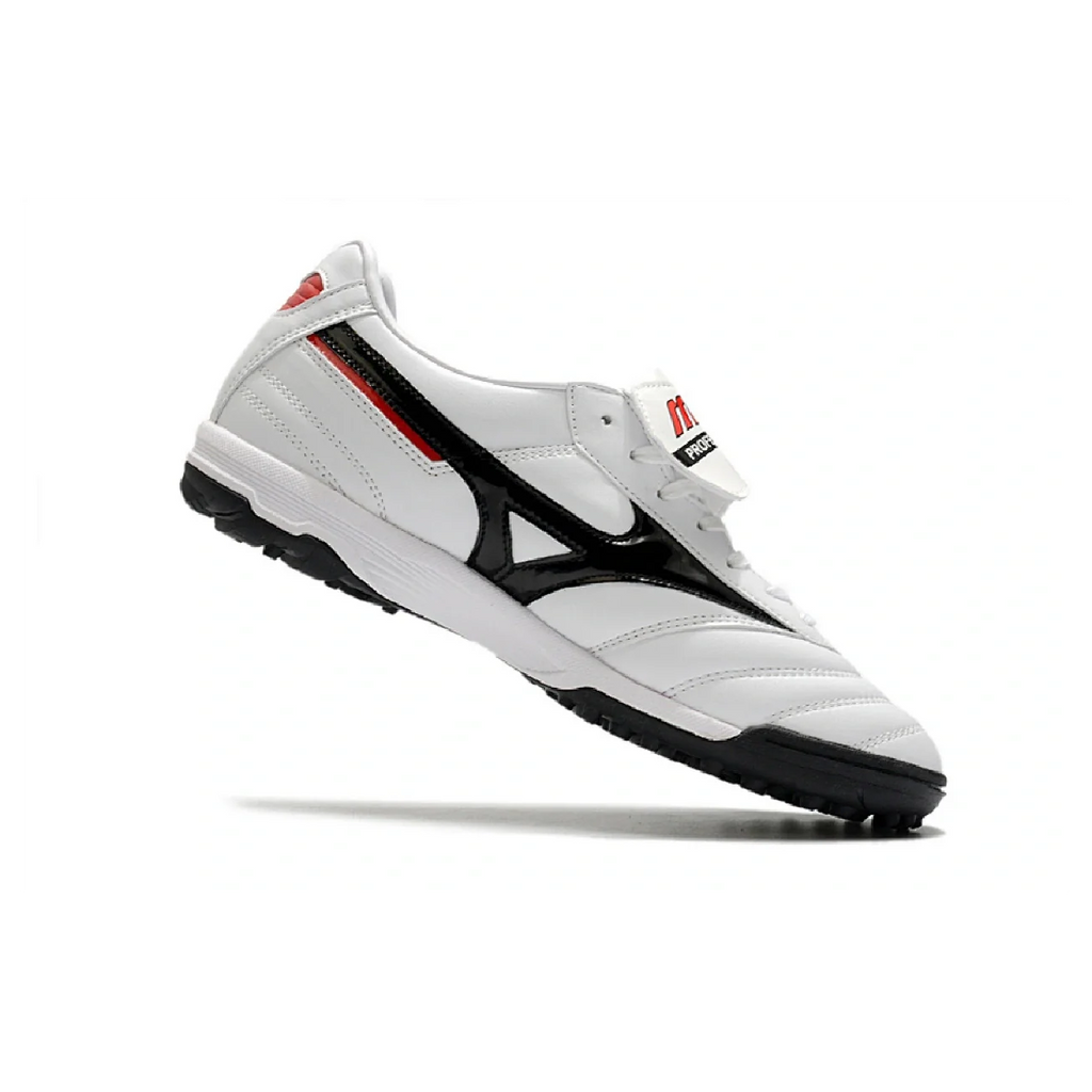 Mizuno Morelia Sala Classic White Black and Red TF