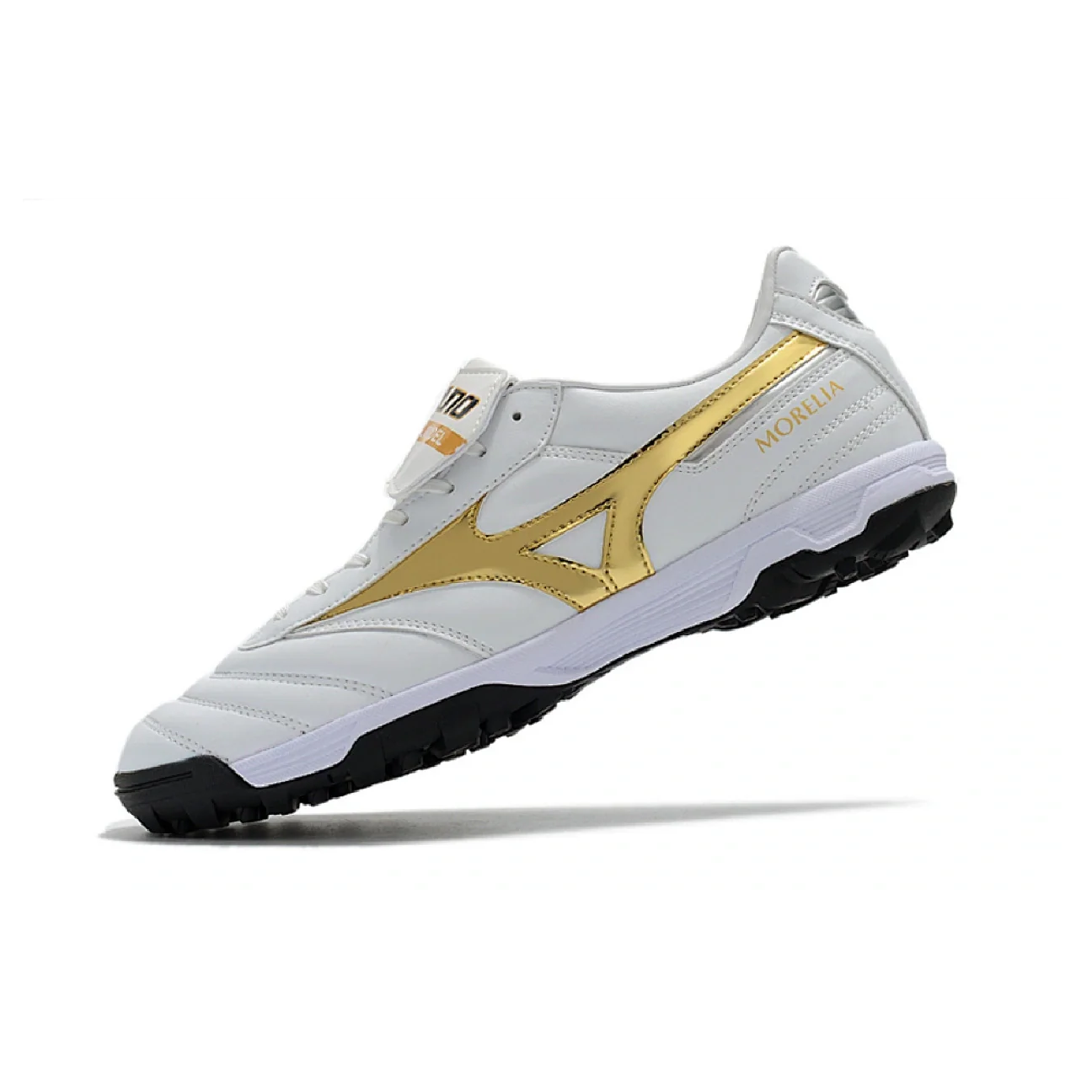 Mizuno Morelia Sala Classic White Gold and Black TF