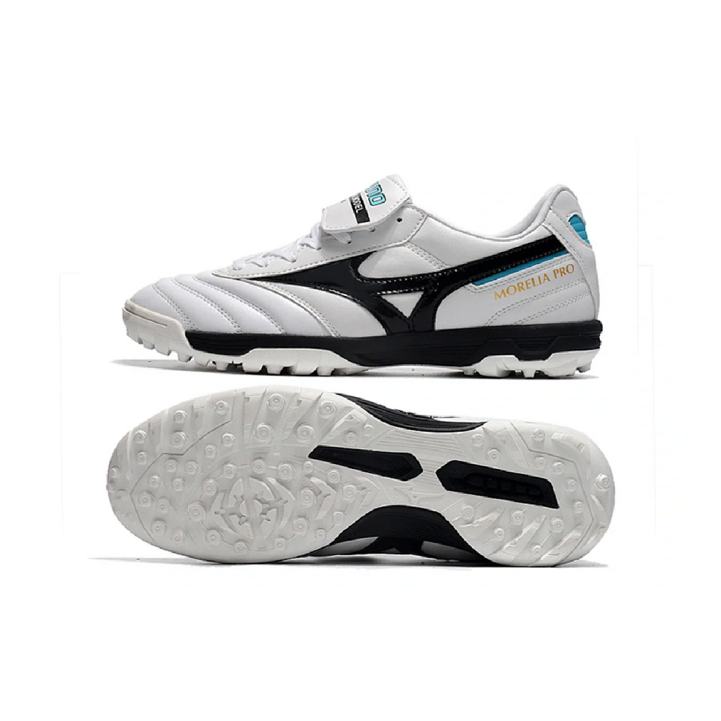 Mizuno Morelia Sala Classic White Black and Blue TF