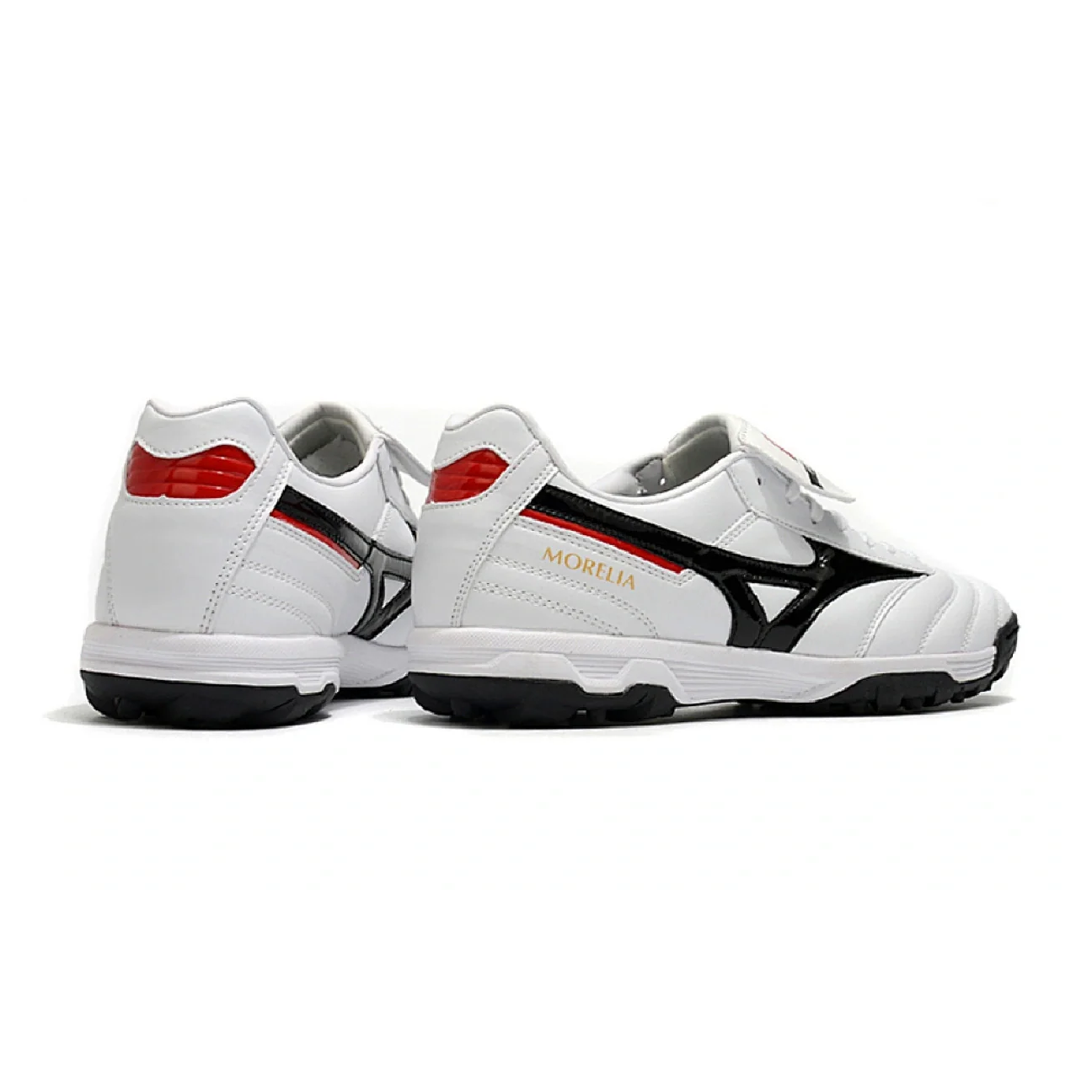Mizuno Morelia Sala Classic White Black and Red TF