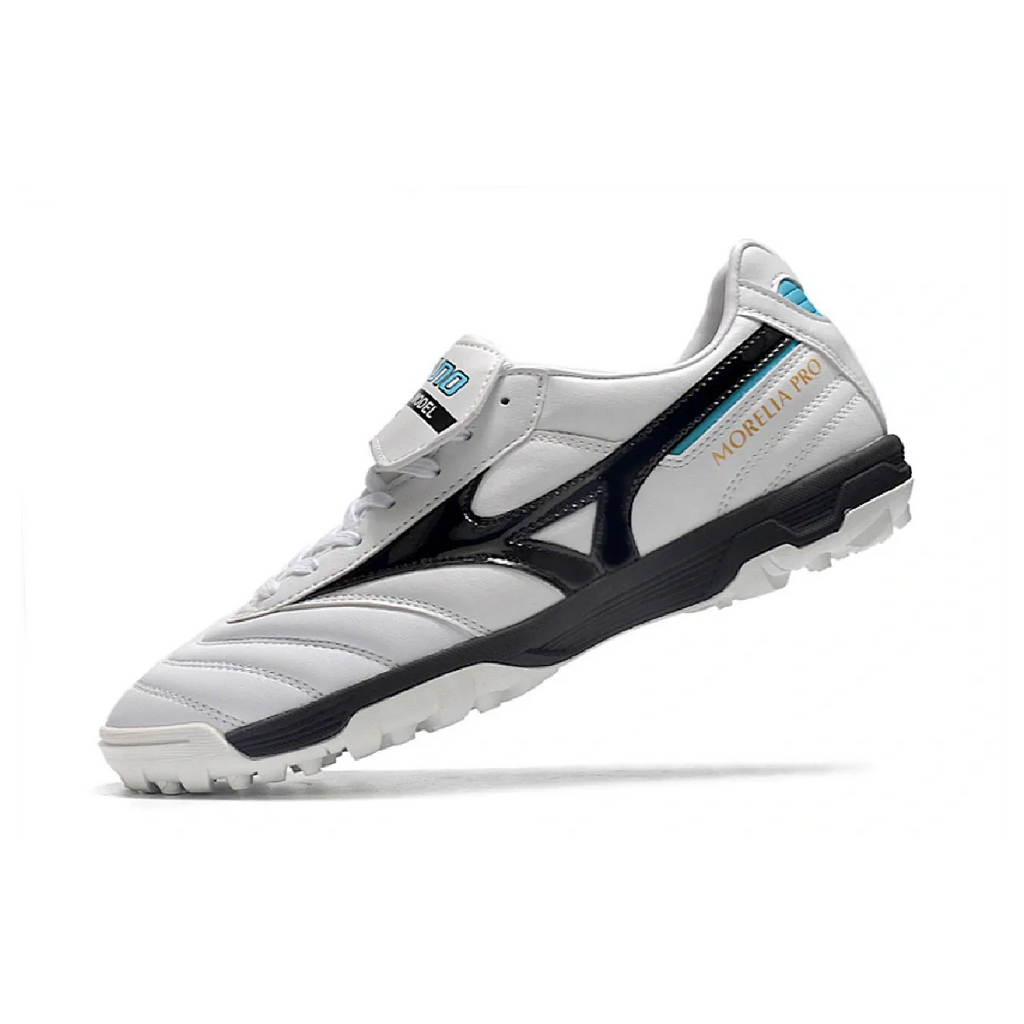 Mizuno Morelia Sala Classic White Black and Blue TF