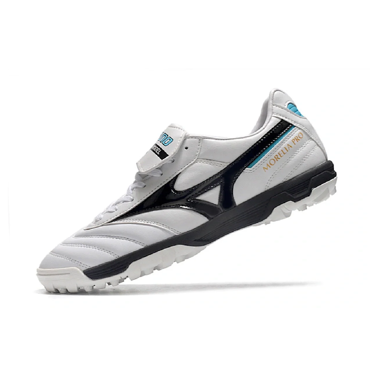 Mizuno Morelia Sala Classic White Black and Blue TF