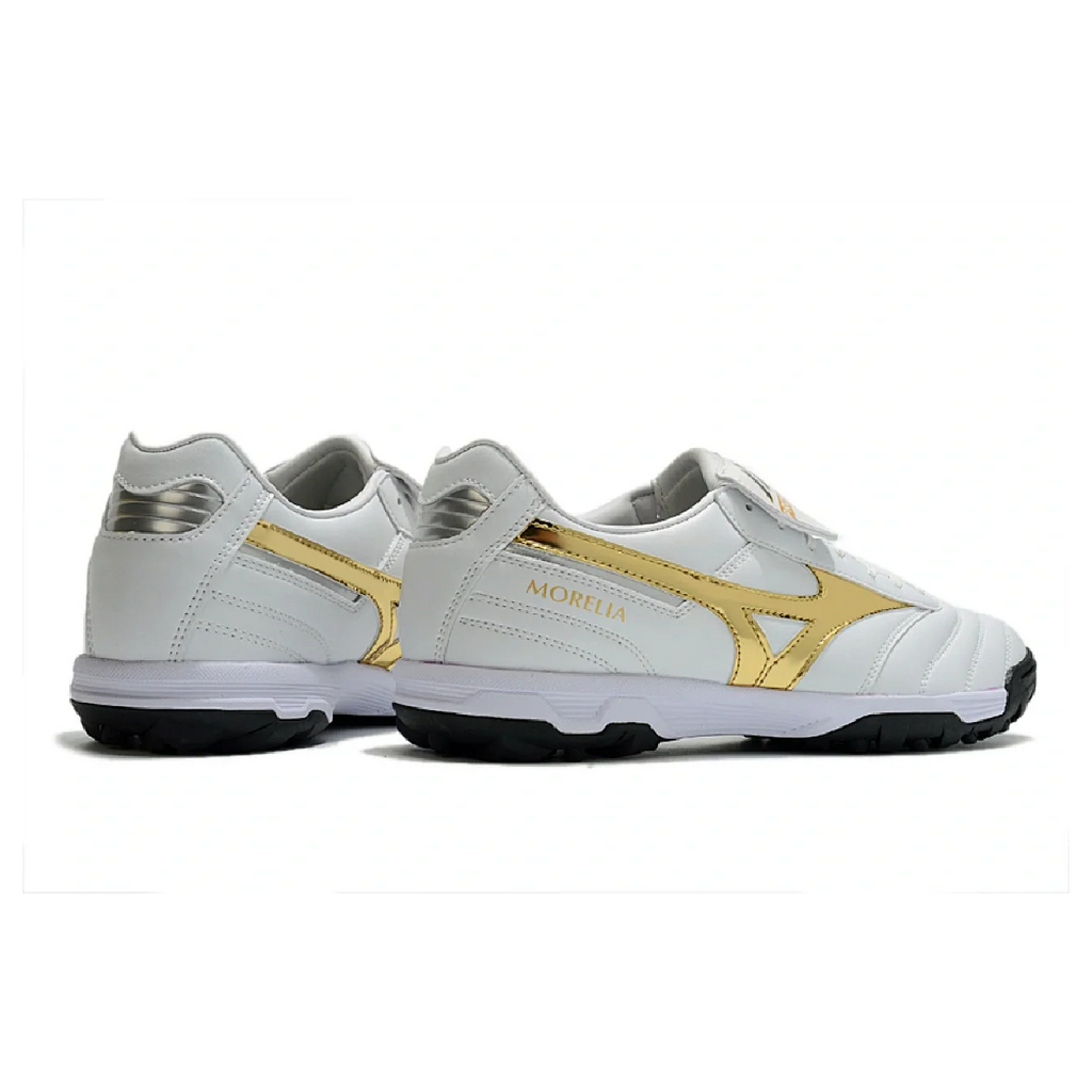 Mizuno Morelia Sala Classic White Gold and Black TF