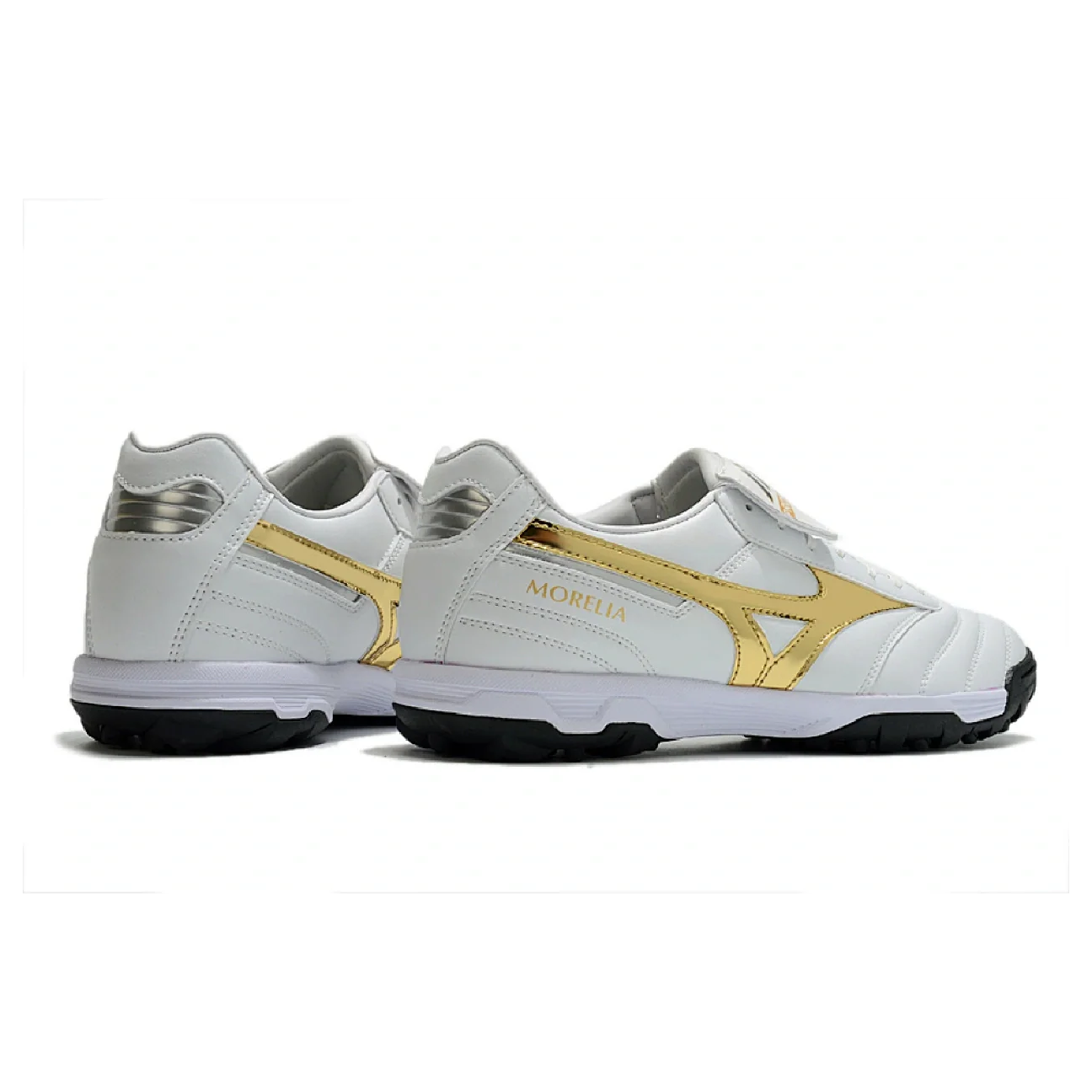 Mizuno Morelia Sala Classic White Gold and Black TF