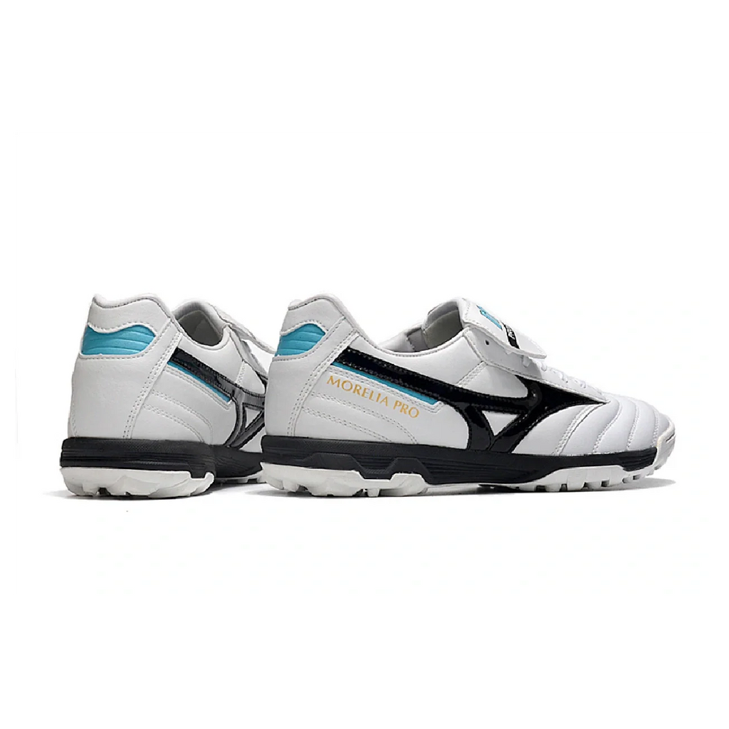 Mizuno Morelia Sala Classic White Black and Blue TF