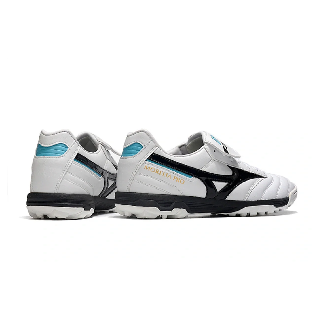 Mizuno Morelia Sala Classic White Black and Blue TF