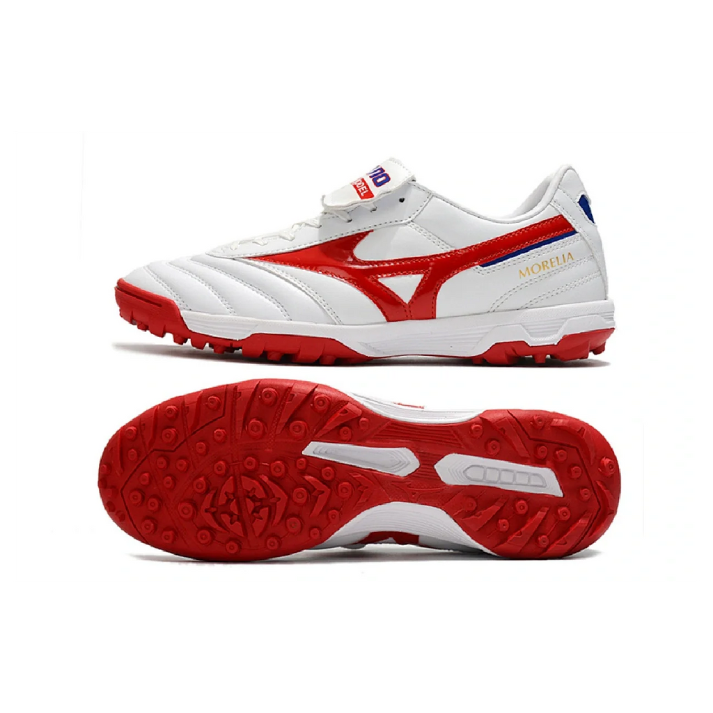 Mizuno Morelia Sala Classic White Red and Black TF