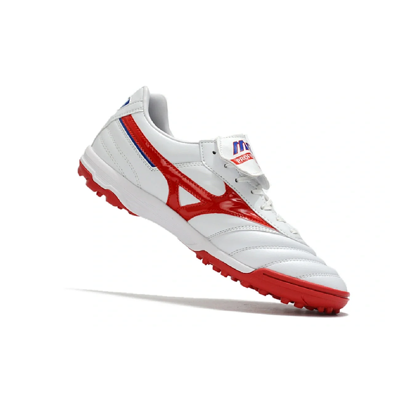 Mizuno Morelia Sala Classic White Red and Black TF