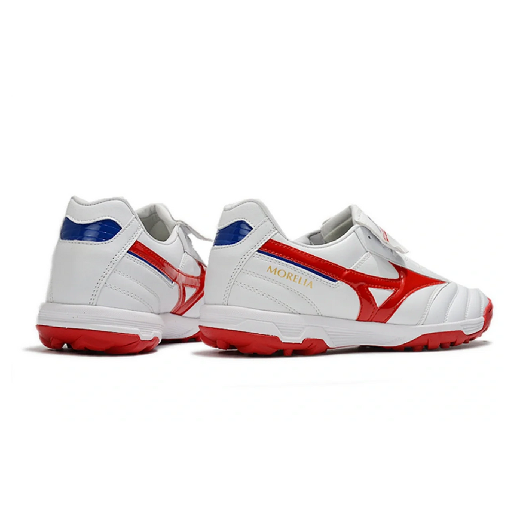 Mizuno Morelia Sala Classic White Red and Black TF