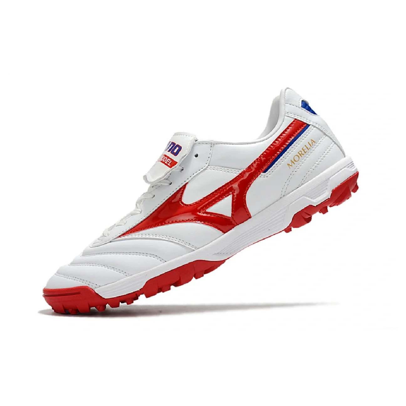 Mizuno Morelia Sala Classic White Red and Black TF