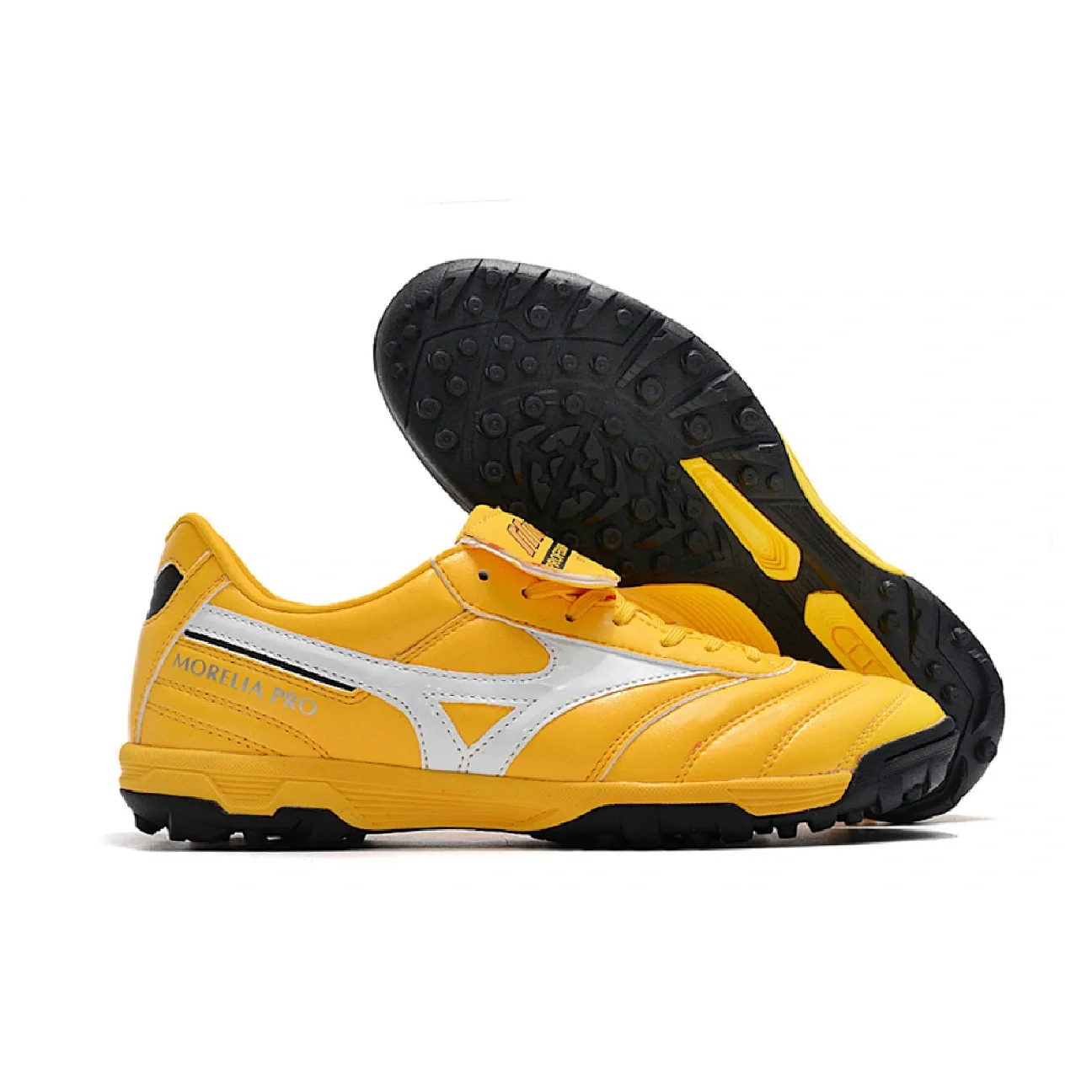 Mizuno Morelia Sala Classic Yellow White and Black TF