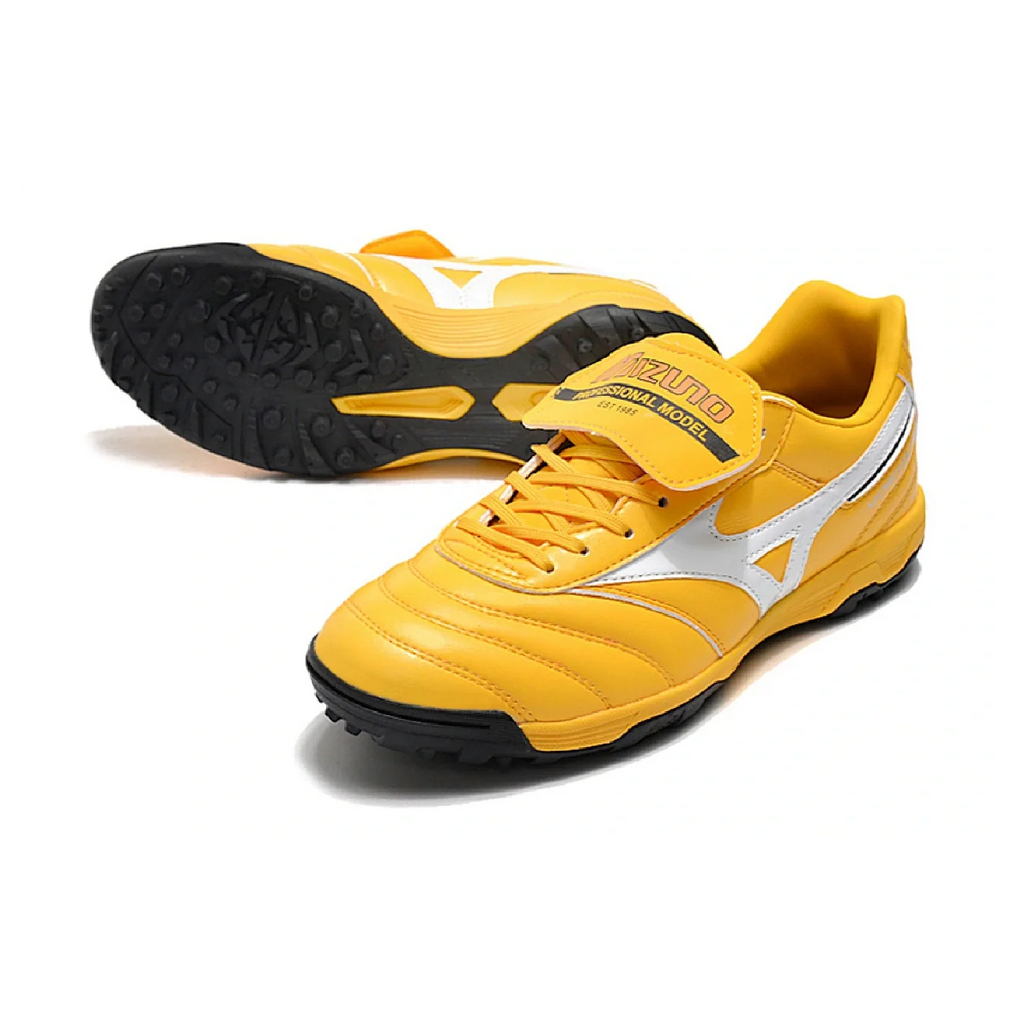 Mizuno Morelia Sala Classic Yellow White and Black TF
