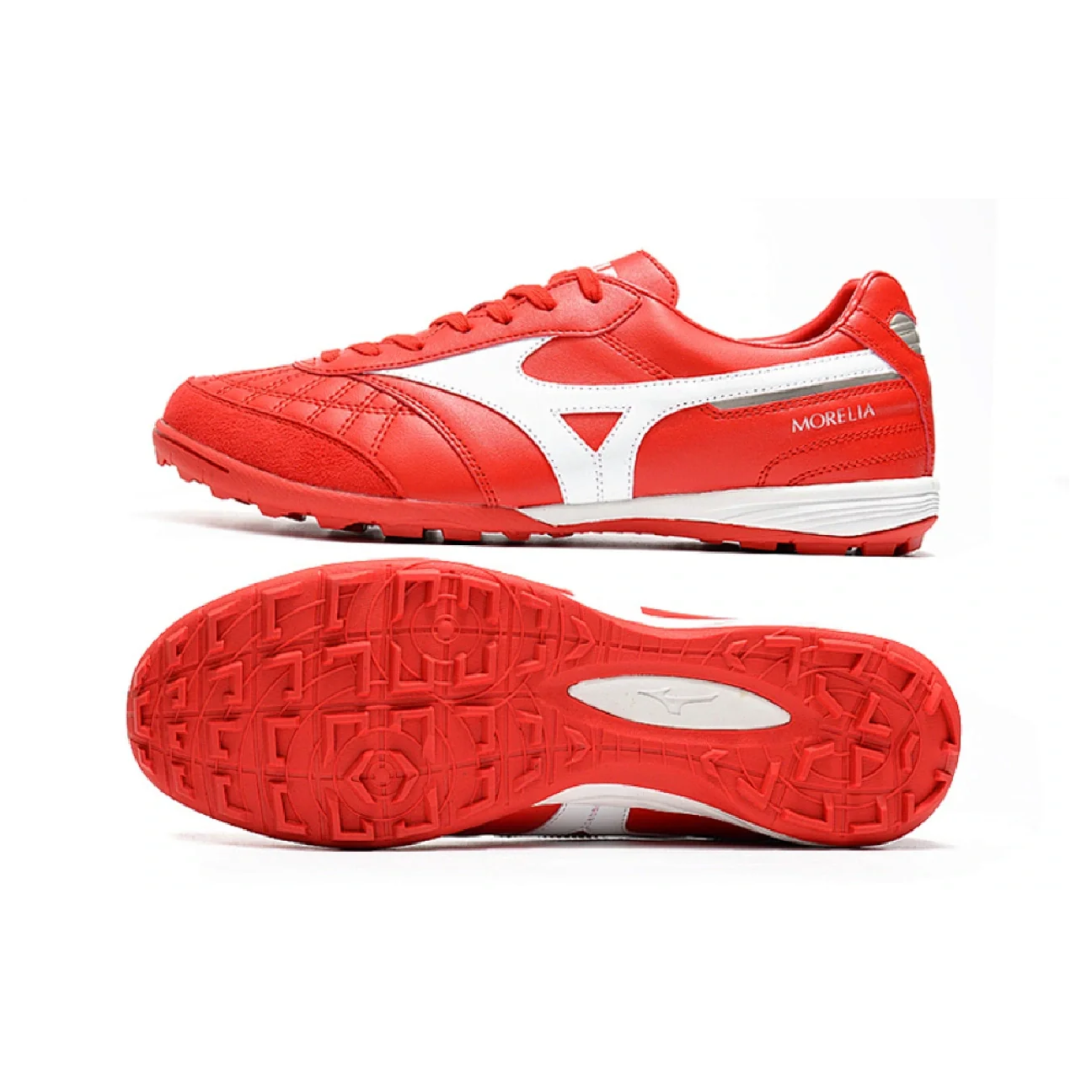 Mizuno Morelia Sala Red and White TF