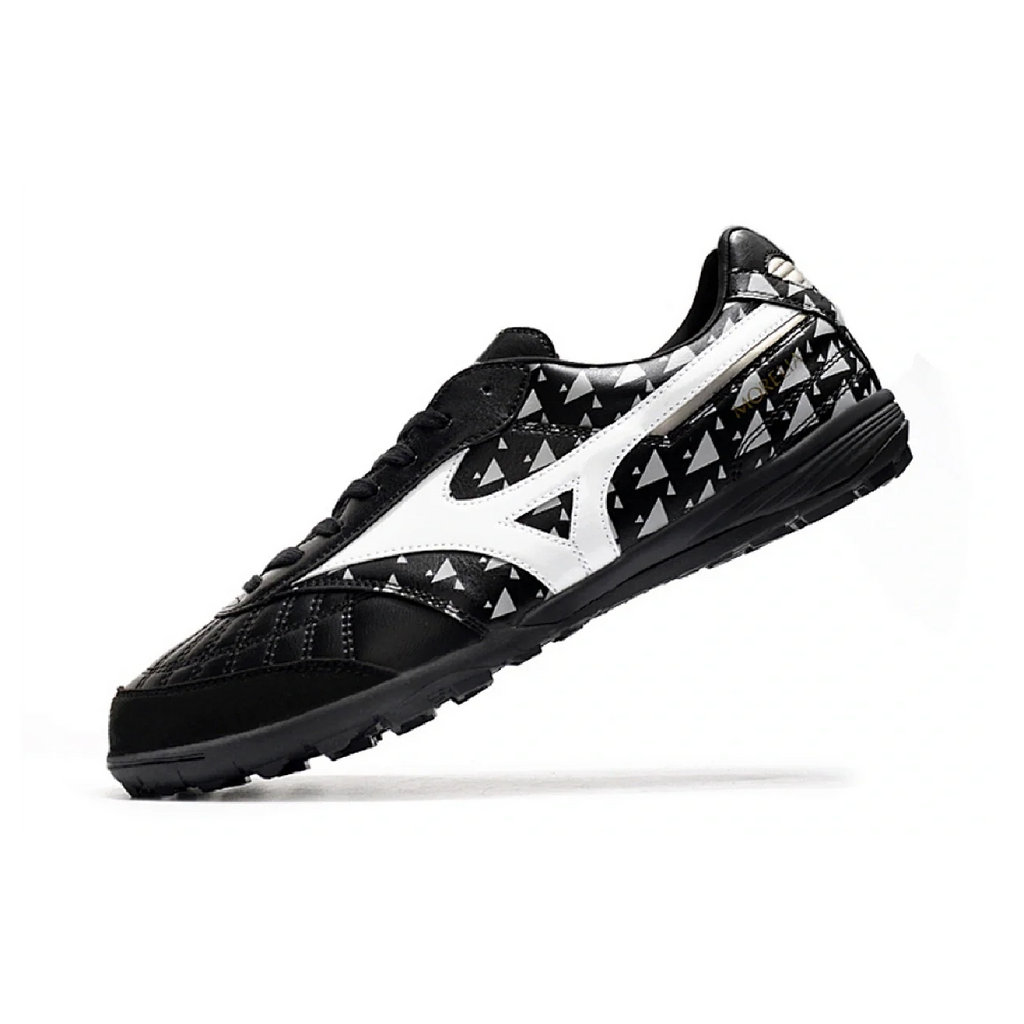 Mizuno Morelia Sala TF Black White and Gray