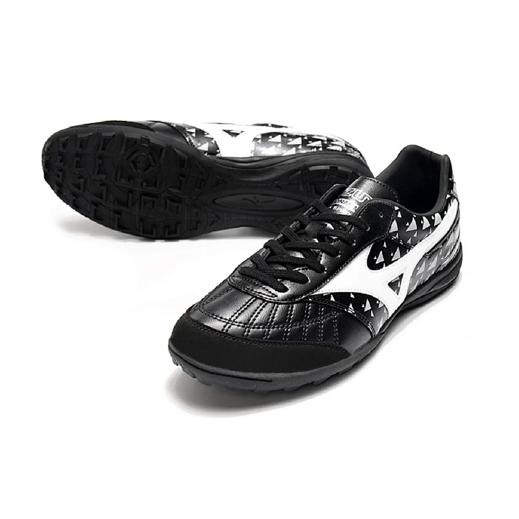 Mizuno Morelia Sala TF Black White and Gray