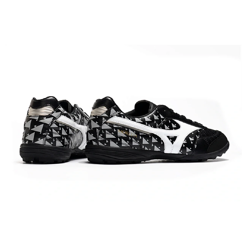 Mizuno Morelia Sala TF Black White and Gray