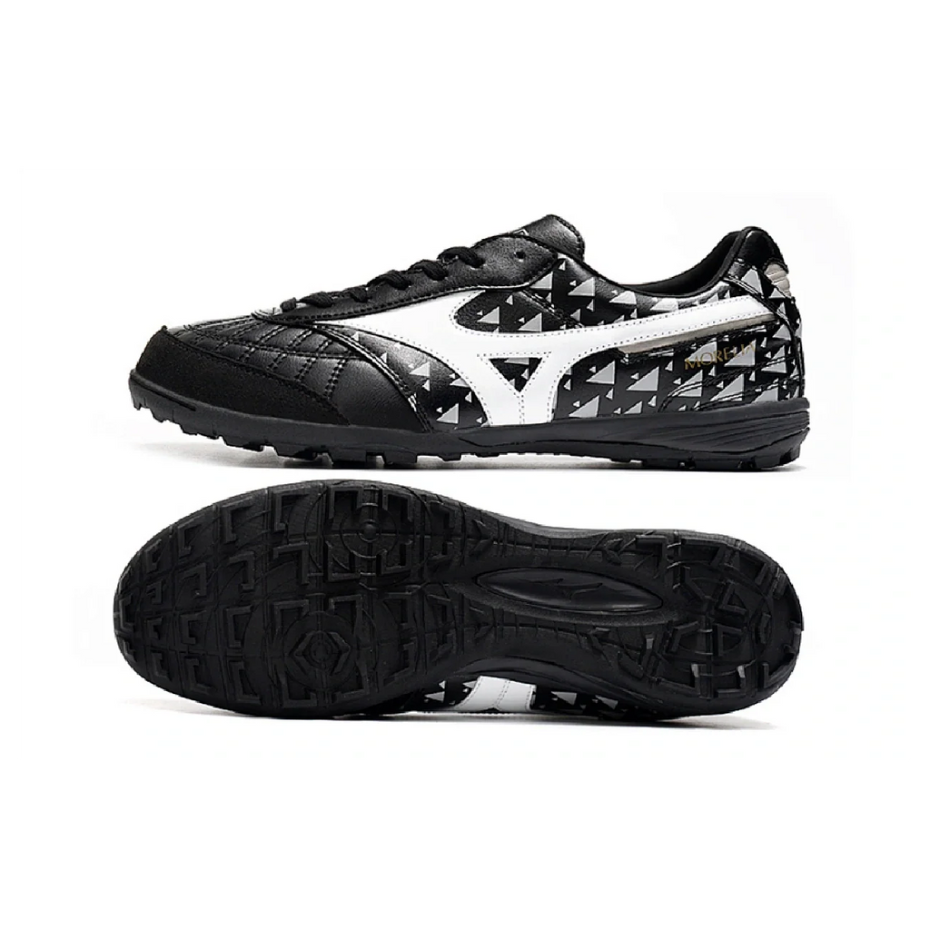 Mizuno Morelia Sala TF Black White and Gray