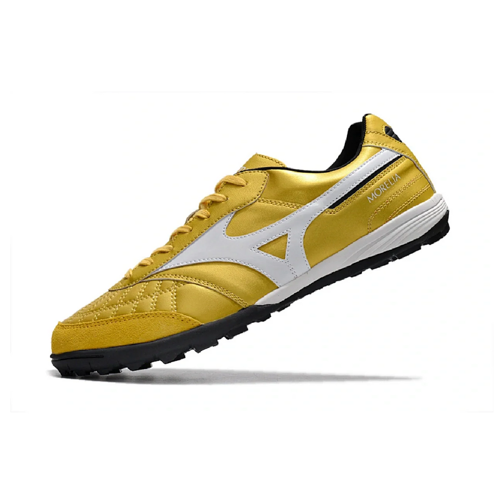 Mizuno Morelia Sala TF Golden and White