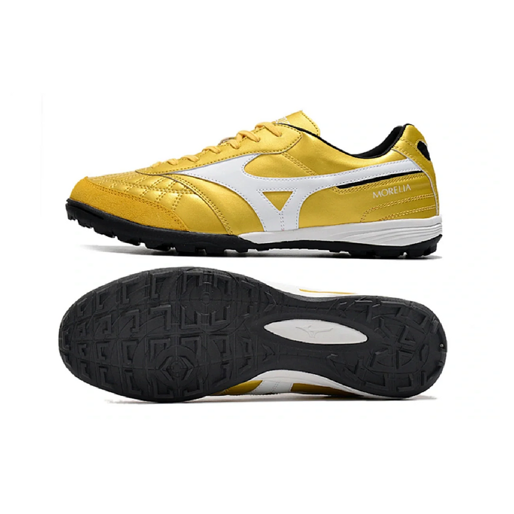 Mizuno Morelia Sala TF Golden and White