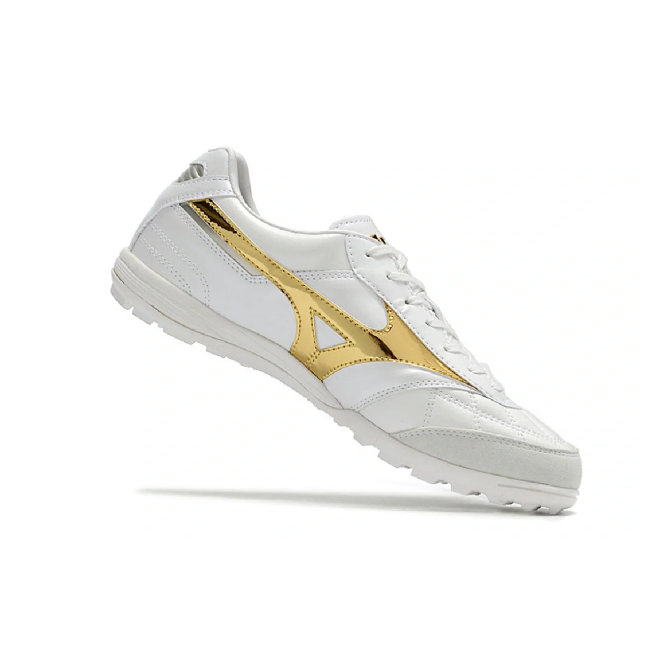 Mizuno Morelia Sala White and Gold TF